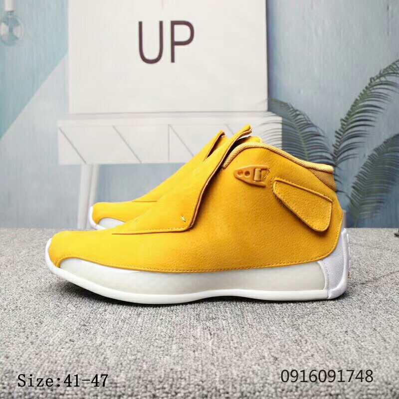 Air Jordan 18 Yellow Shoes